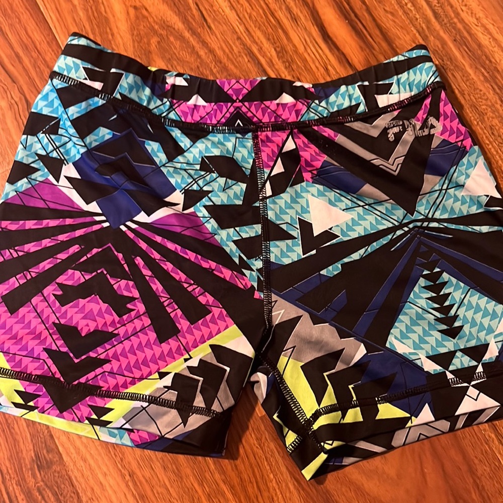 Colorful booty shorts!